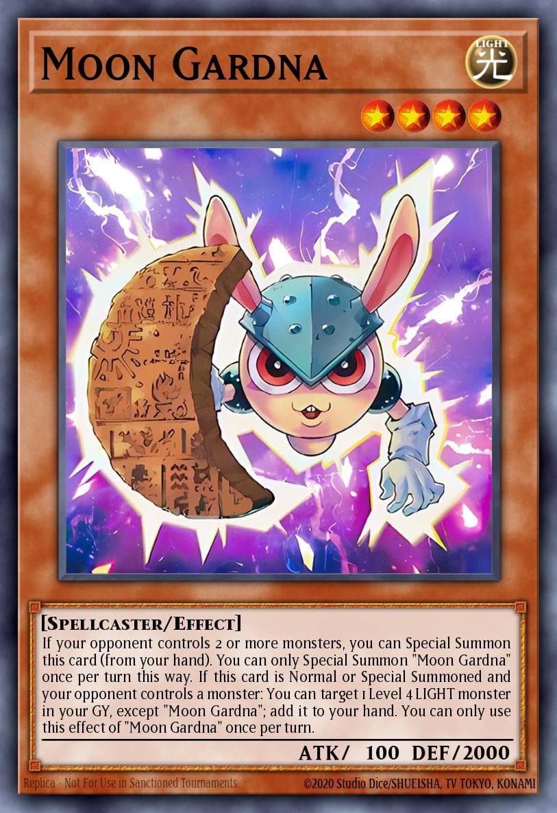 Moon Gardna 游戏王 card