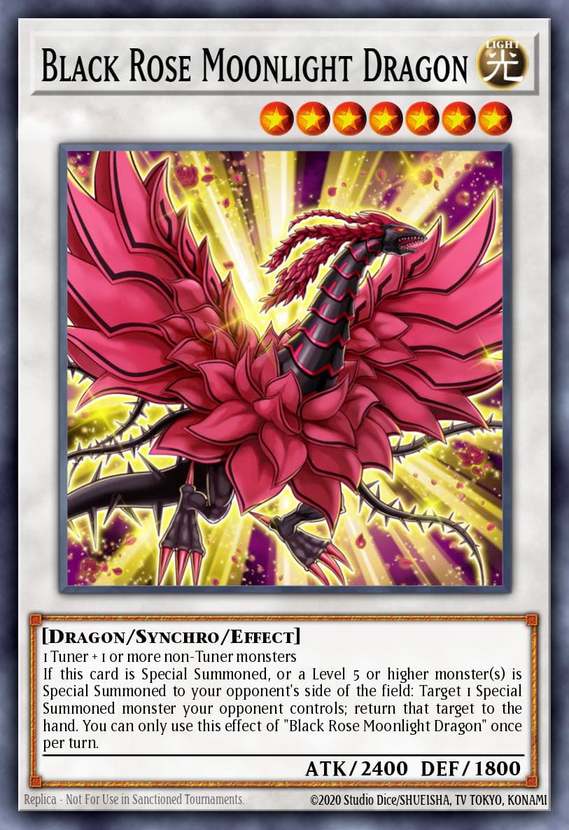 Black Rose Moonlight Dragon High-Speed Riders card