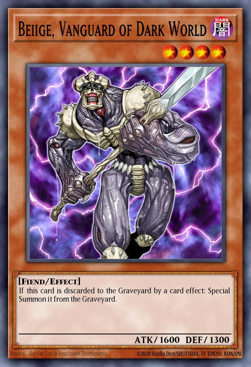 Beiige, Vanguard of Dark World Dark Revelation Volume 4 card