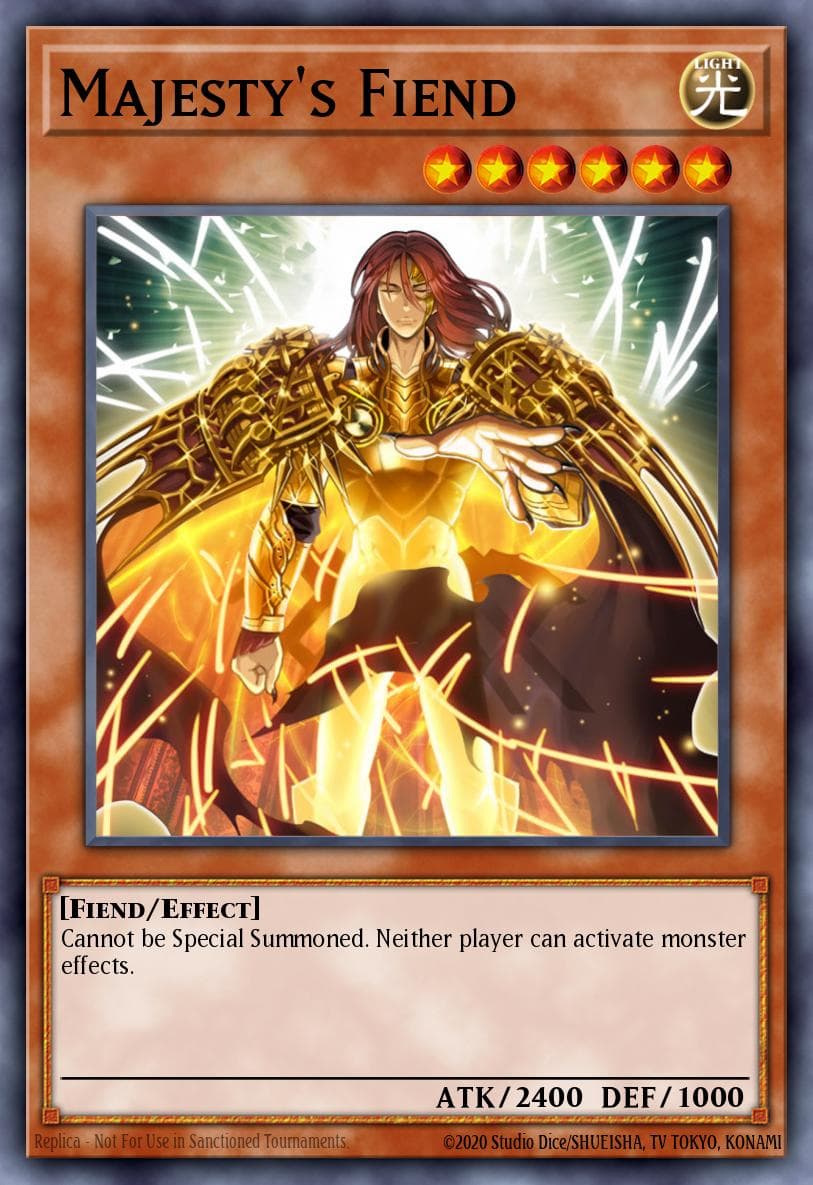 Majesty's Fiend Duel Devastator card