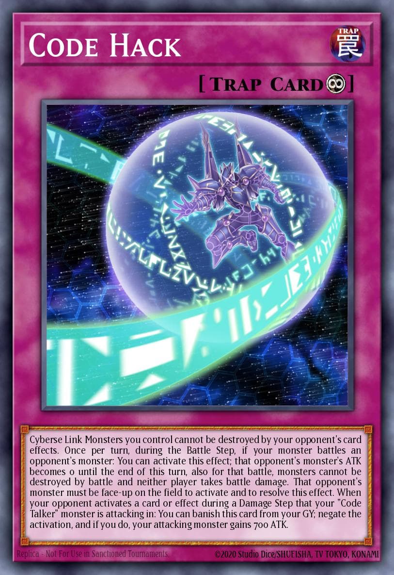 代码骇入 游戏王 card
