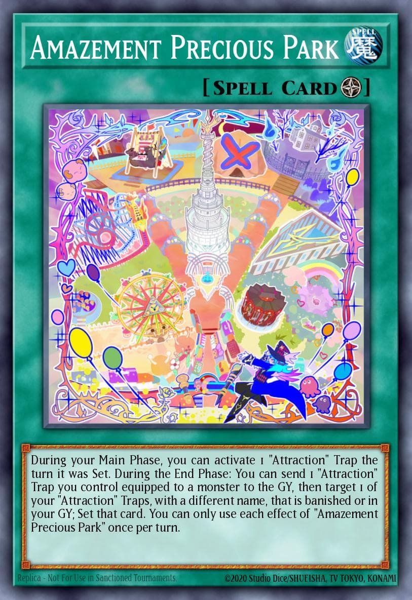Amazement Precious Park Lightning Overdrive Premiere! promotional card card
