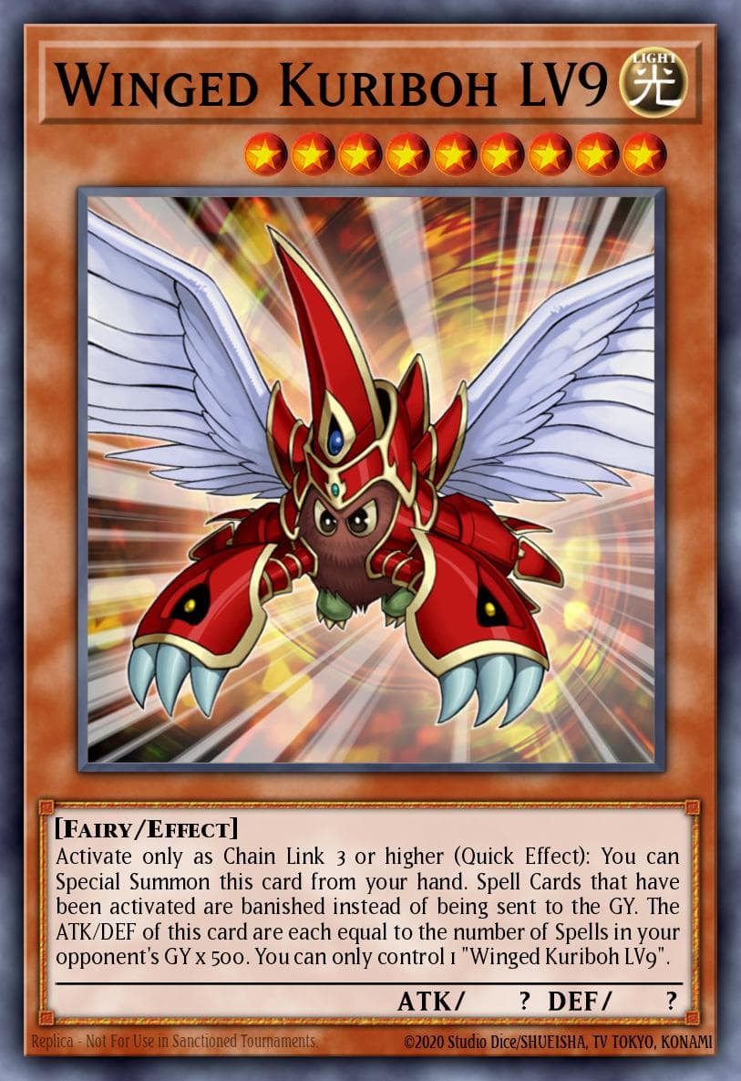Winged Kuriboh LV9 Ra Yellow Mega Pack: Special Edition card