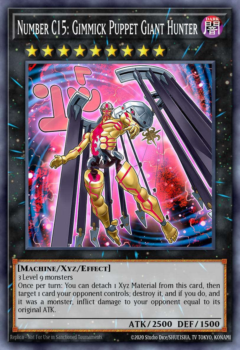 Number C15: Gimmick Puppet Giant Hunter Premium Gold card
