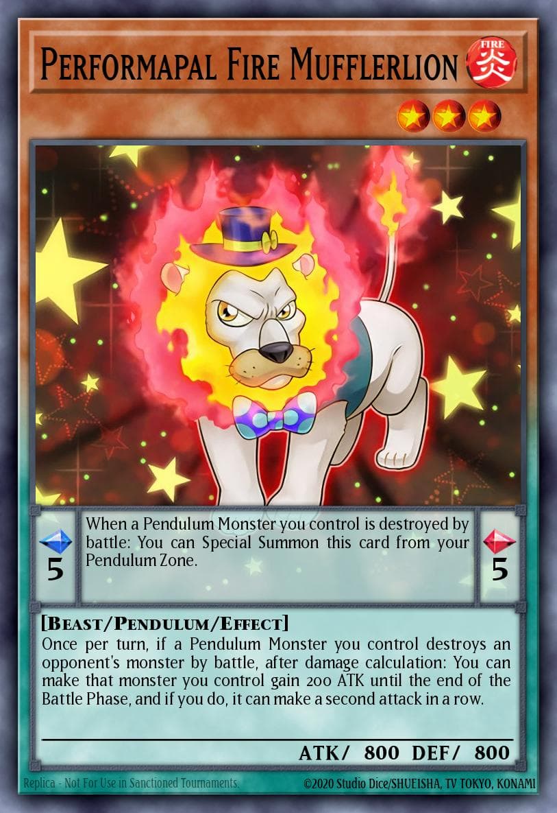 Performapal Fire Mufflerlion 2015 Mega-Tin Mega Pack card