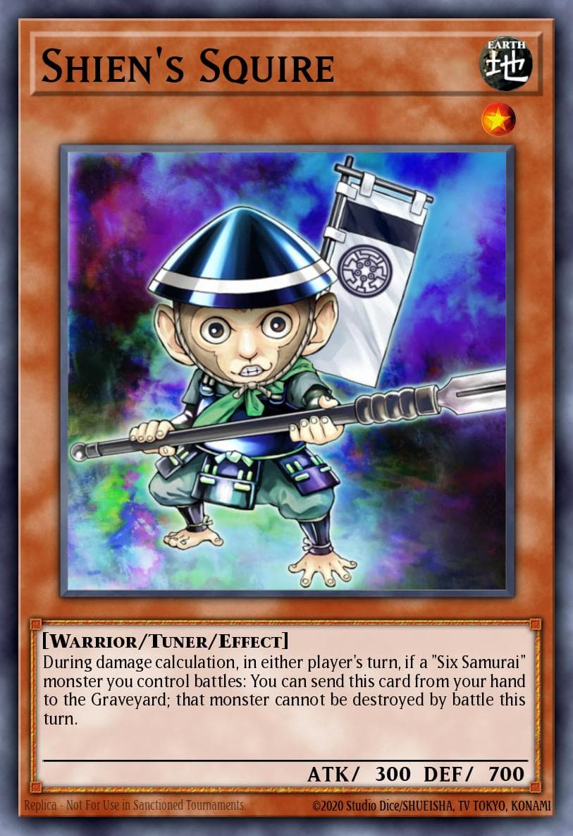 Shien's Squire Storm of Ragnarok: Special Edition card