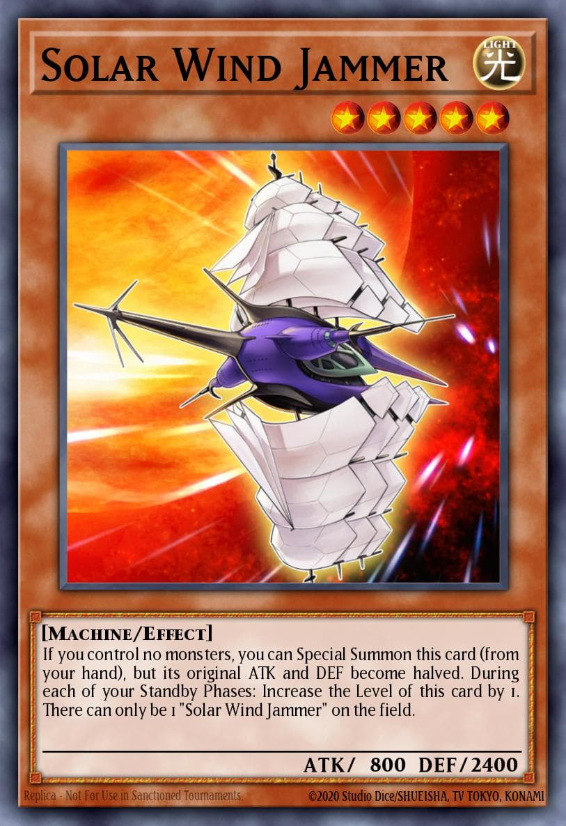 Solar Wind Jammer Cyber Dragon Revolution Structure Deck card