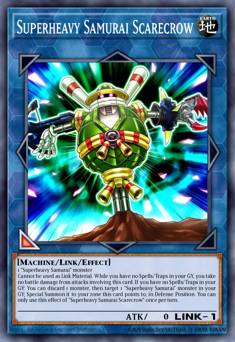 Superheavy Samurai Scarecrow Rise of the Duelist Premiere! promotional card card