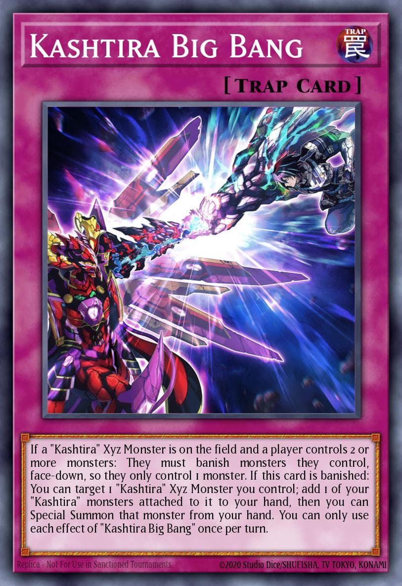 Kashtira Big Bang 25th Anniversary Tin: Dueling Mirrors card
