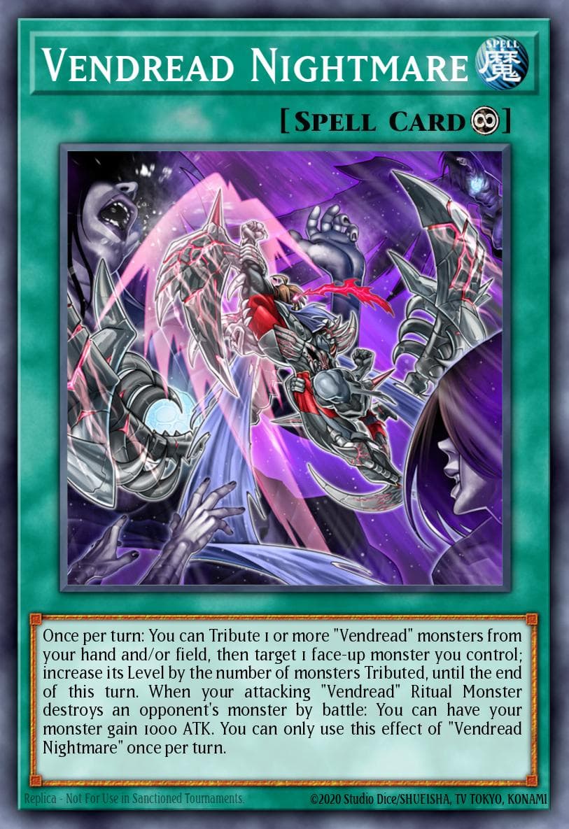 Vendread Nightmare Flames of Destruction Special Edition card