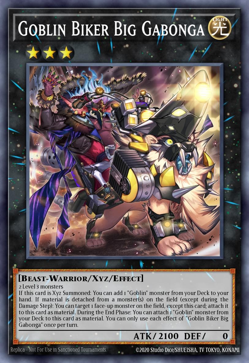 Goblin Biker Big Gabonga 2025 Mega-Pack Tin card