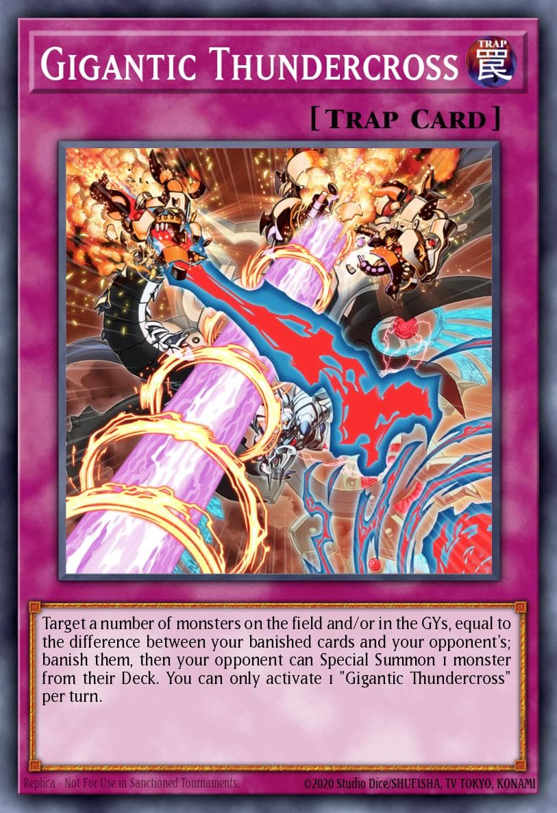 Gigantic Thundercross 25th Anniversary Tin: Dueling Mirrors card