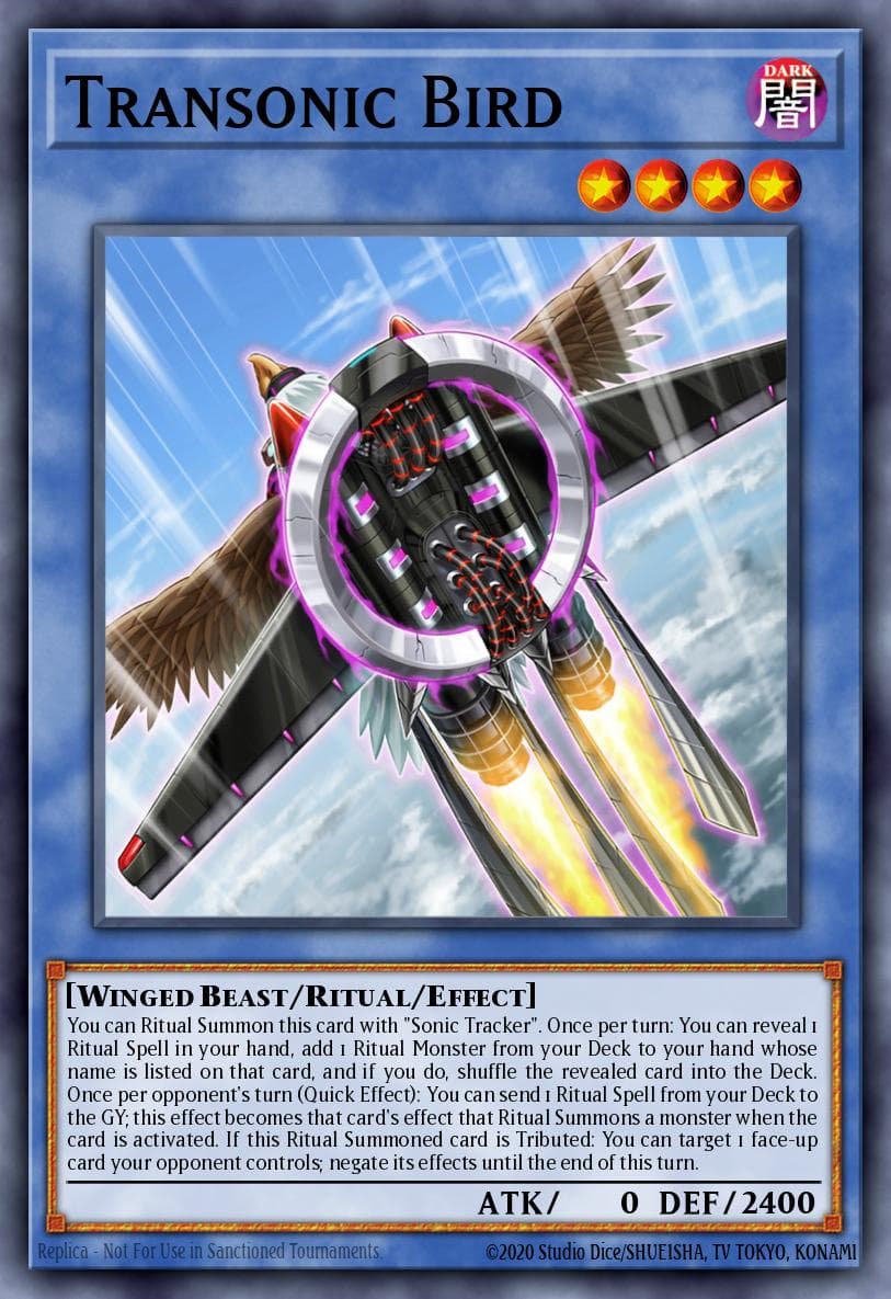 Transonic Bird Burst of Destiny card