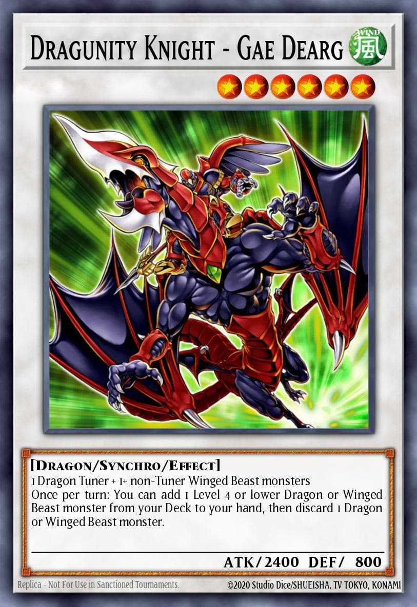 龙骑兵团骑士－破魔赤枪 游戏王 card