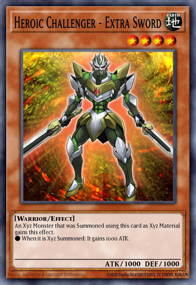 Heroic Challenger - Extra Sword Abyss Rising: Special Edition card