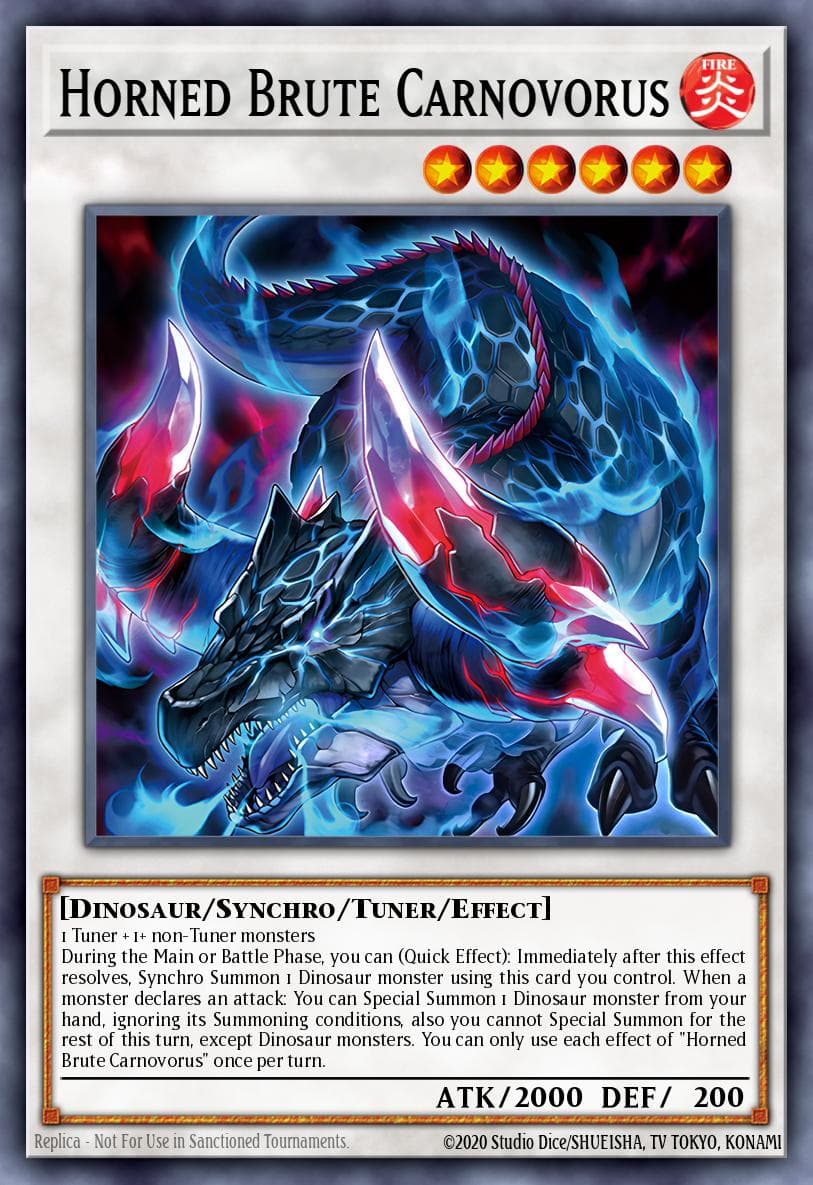 Horned Brute Carnovorus Doom of Dimensions card
