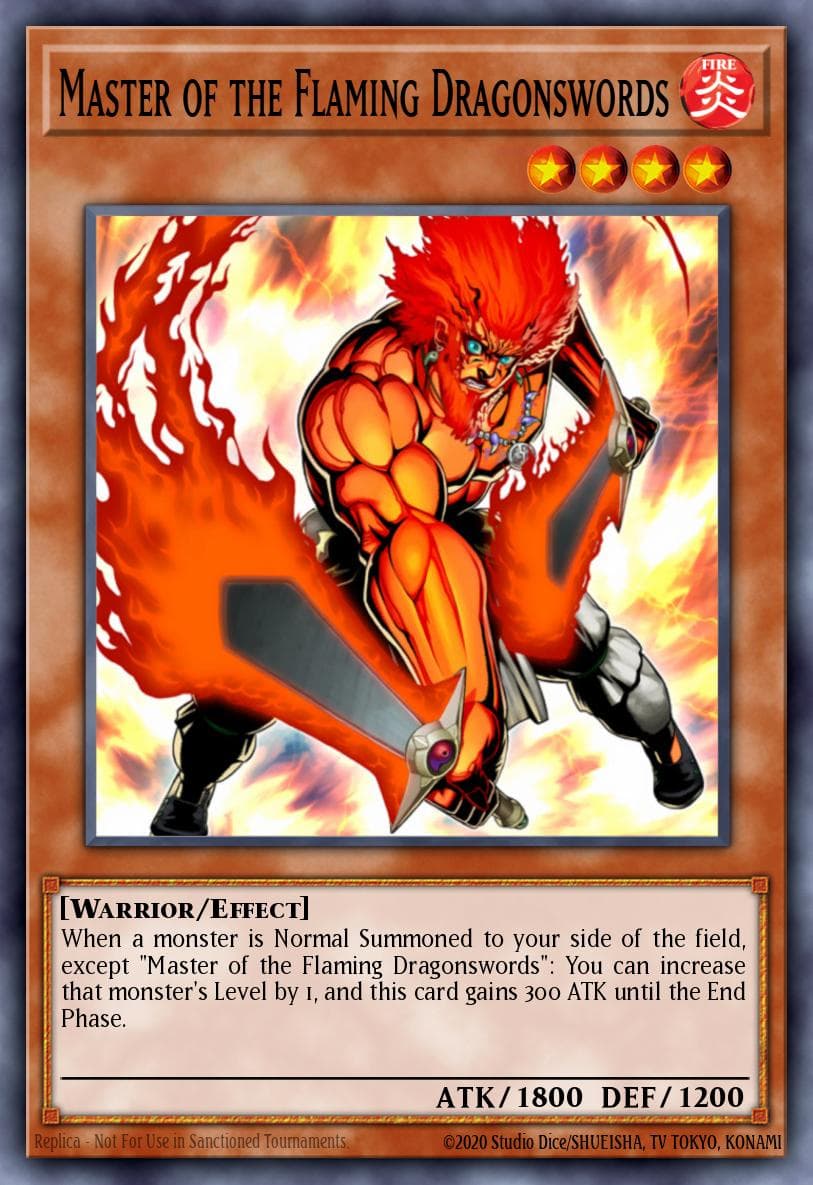 Master of the Flaming Dragonswords Generation Force: Special Edition card