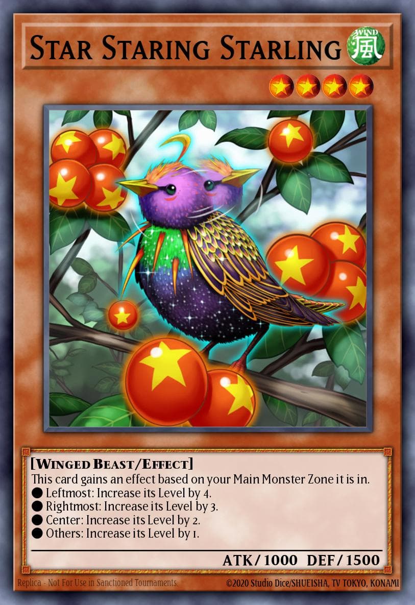 Star Staring Starling Dark Neostorm Special Edition card