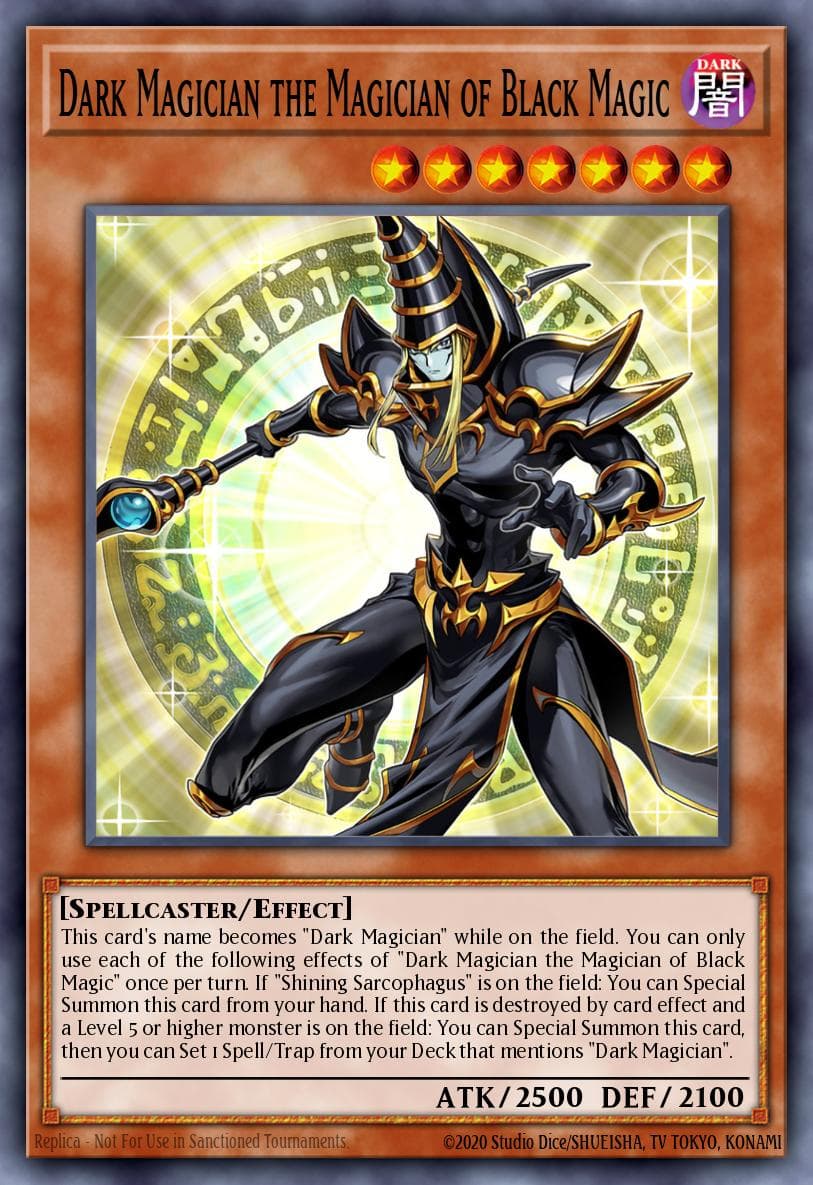 Dark Magician the Magician of Black Magic The Infinite Forbidden card