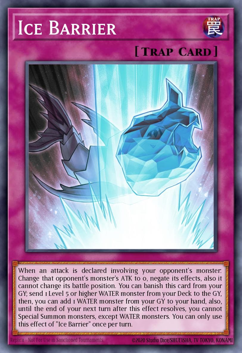 Ice Barrier Brothers of Legend card