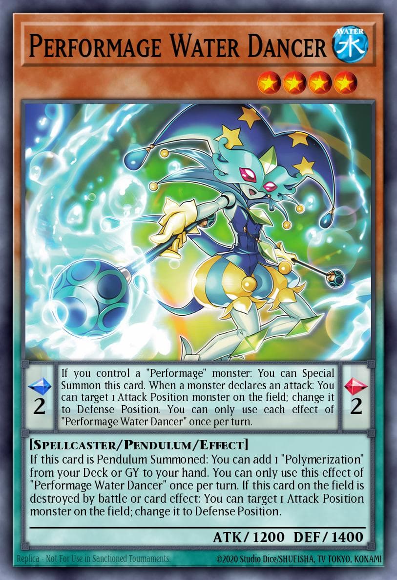 Performage Water Dancer Maze of the Master card