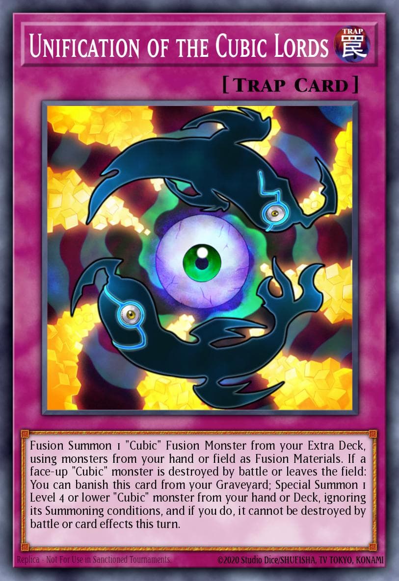 Unification of the Cubic Lords Yu-Gi-Oh! The Dark Side of Dimensions Movie Pack: Gold Edition card