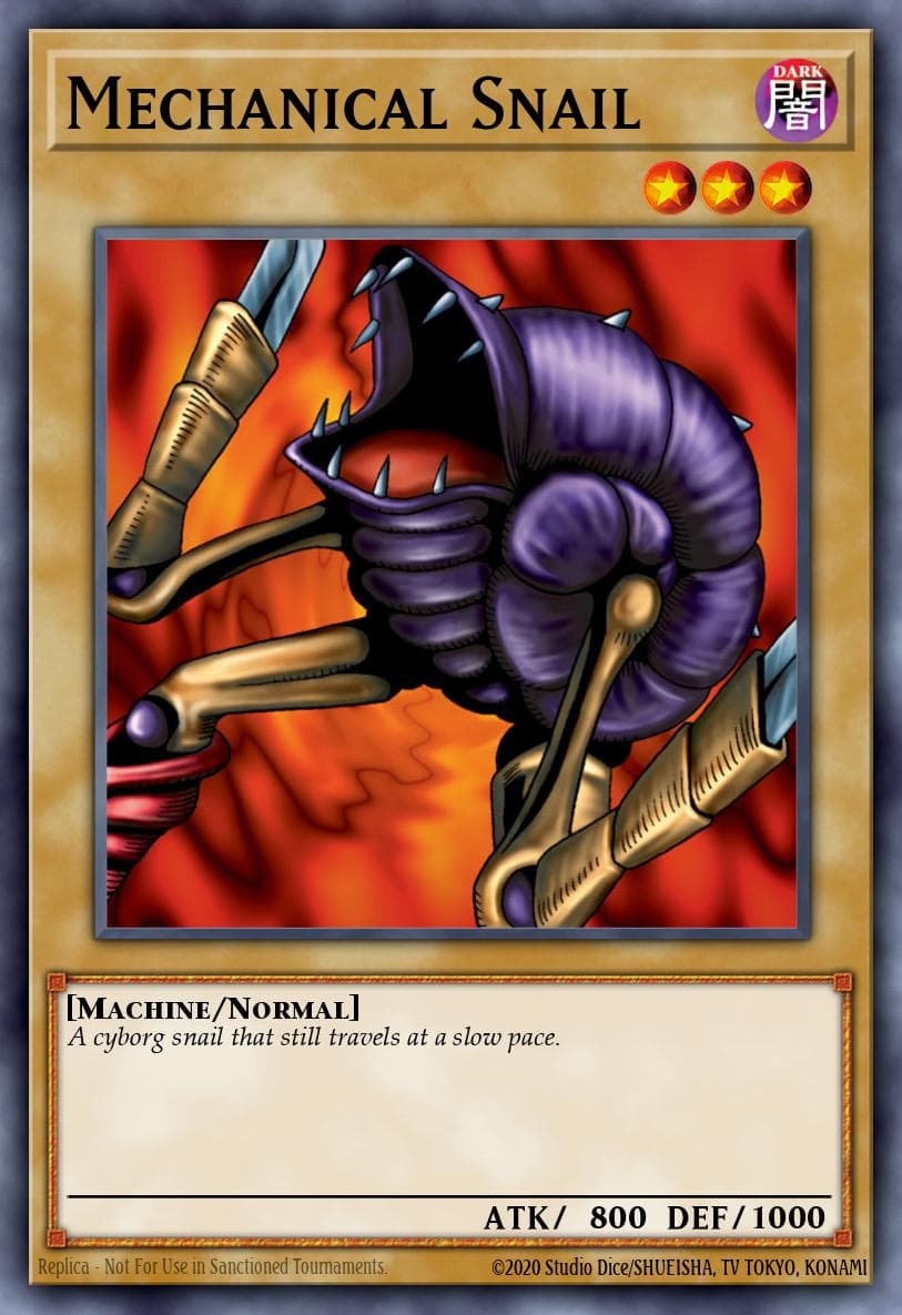 Mechanical Snail Spell Ruler card