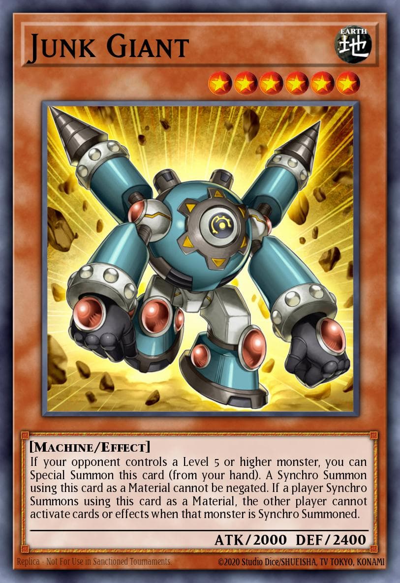 Junk Giant Premium Gold: Return of the Bling card