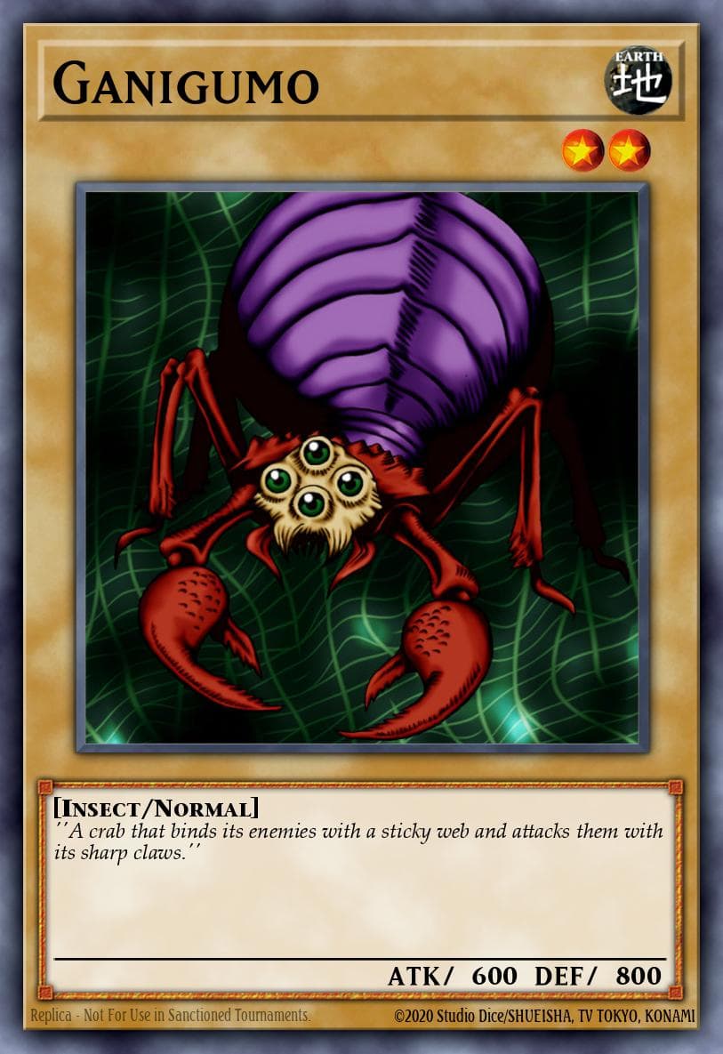 Ganigumo 遊戲王 card