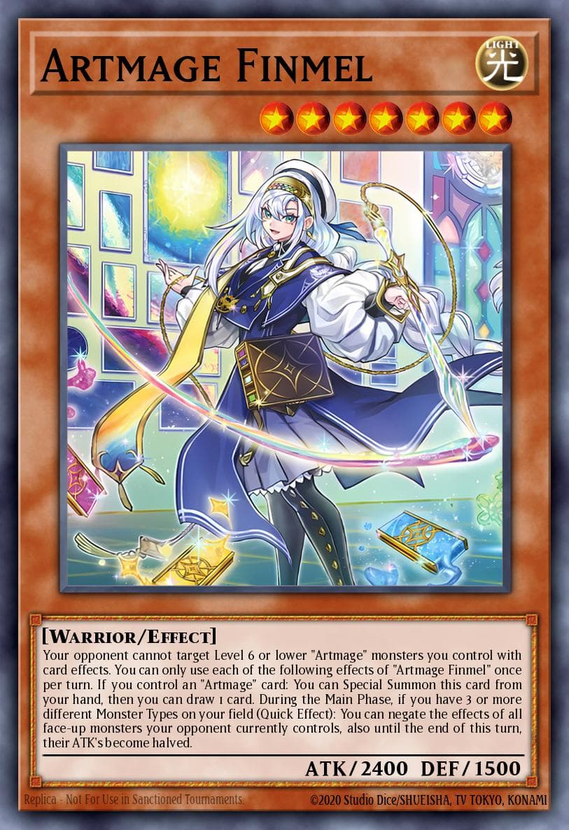 Artmage Finmel Duelist's Advance card