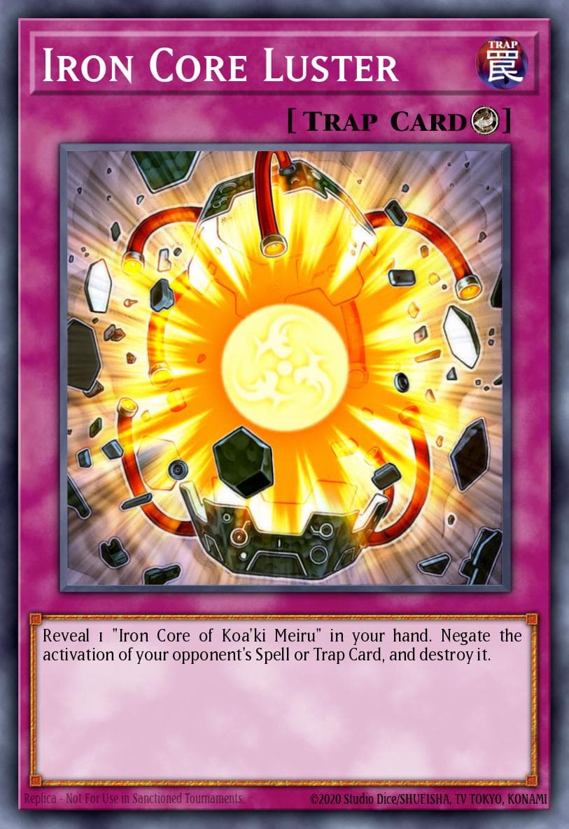 Iron Core Luster Ancient Prophecy: Special Edition card