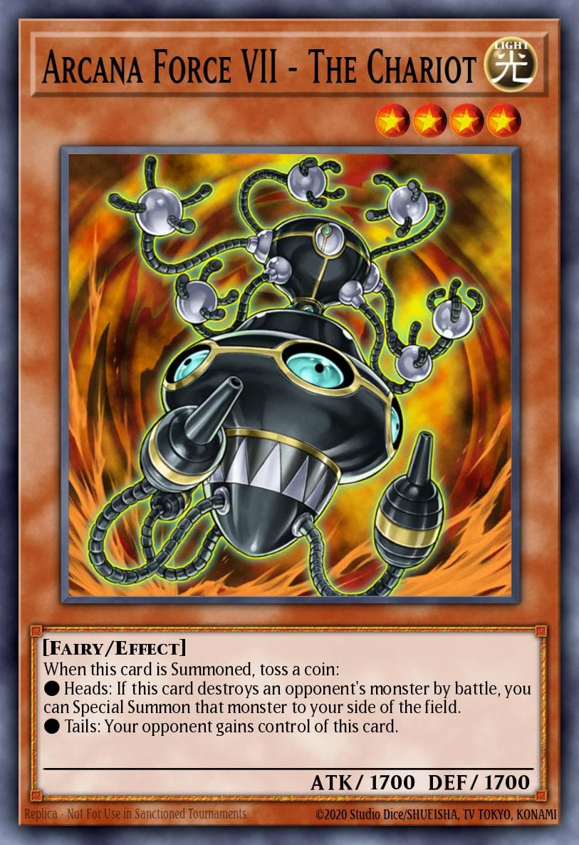 Arcana Force VII - The Chariot Light of Destruction: Special Edition card