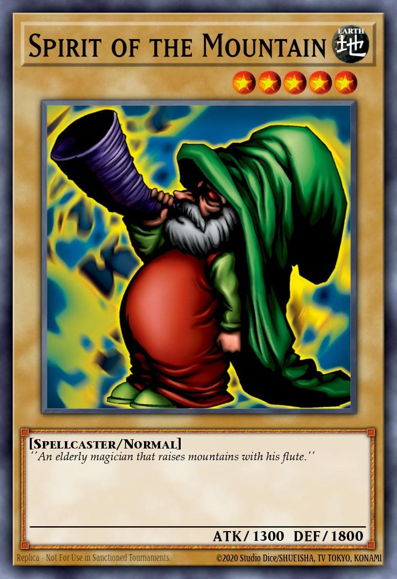 Spirit of the Mountain 游戏王 card