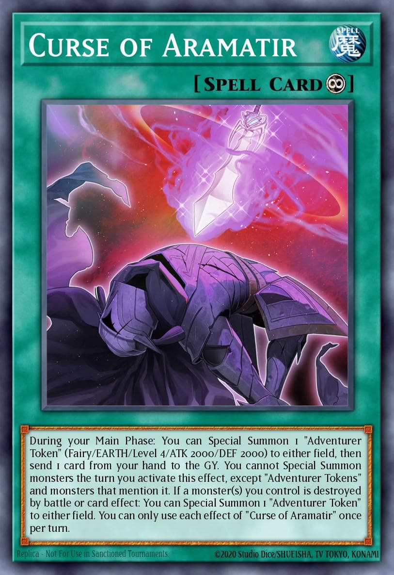 Curse of Aramatir Battles of Legend: Monstrous Revenge card