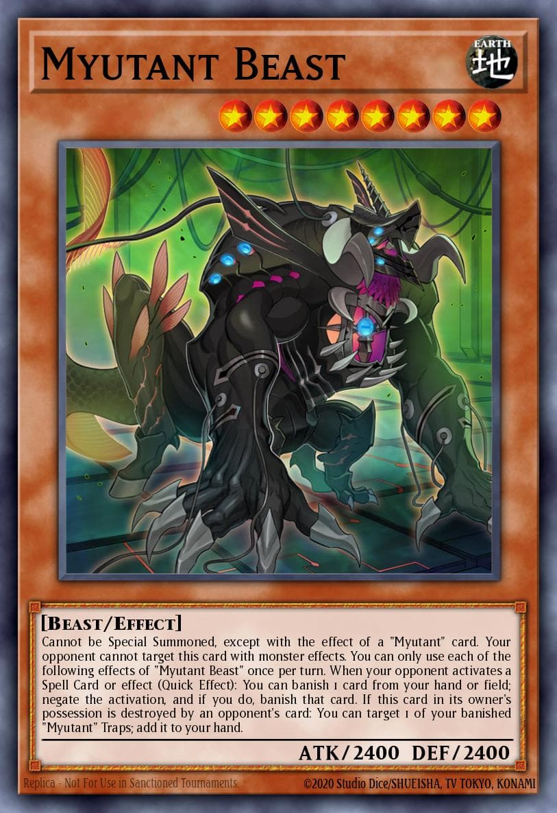 Myutant Beast Phantom Rage Premiere! promotional card card