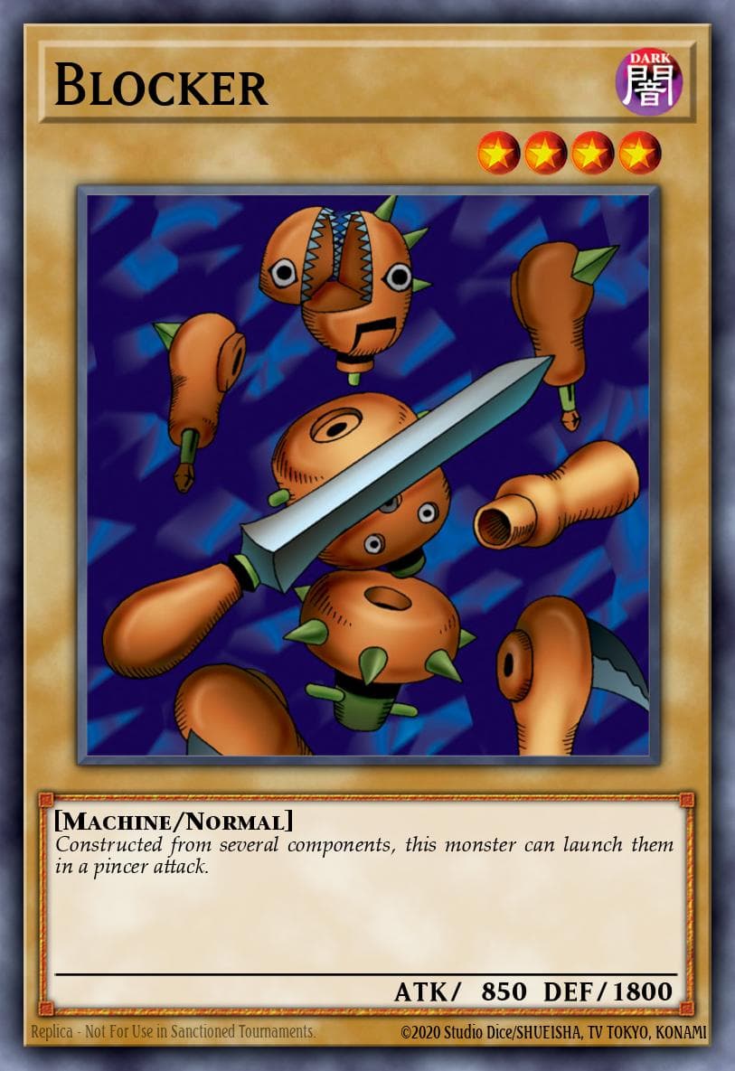 Blocker Tournament Pack 8 card