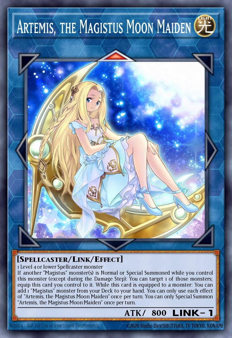 Artemis, the Magistus Moon Maiden Battles of Legend: Crystal Revenge card