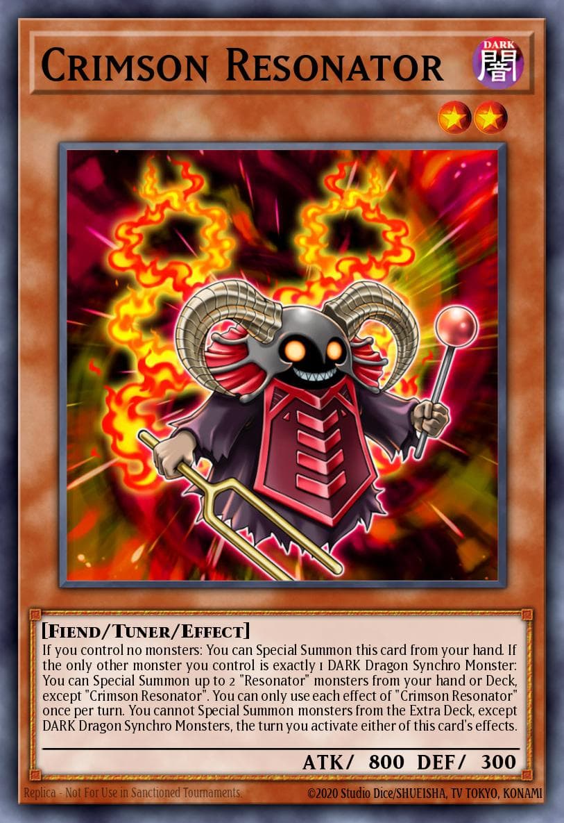 Crimson Resonator Eternity Code Premiere! promotional card card