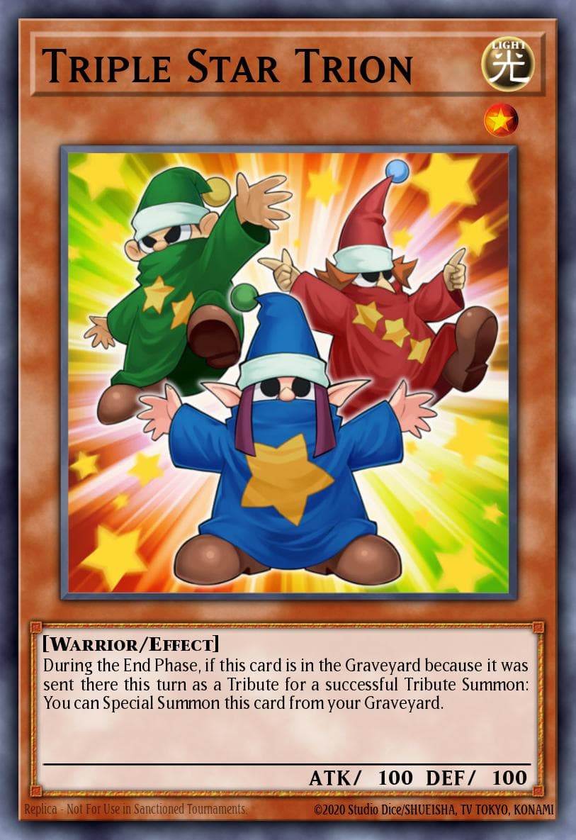 Triple Star Trion Zexal Collection Tin card