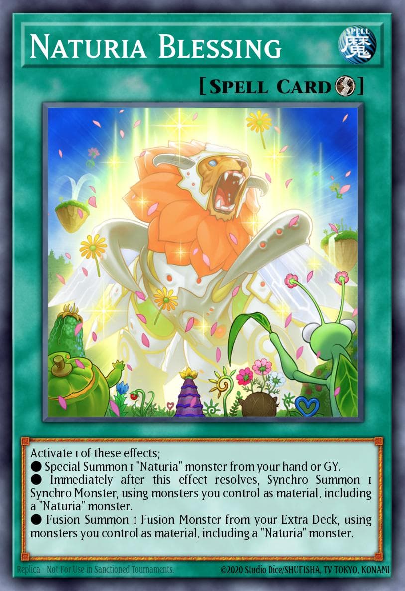 Naturia Blessing 25th Anniversary Tin: Dueling Heroes Mega Pack card