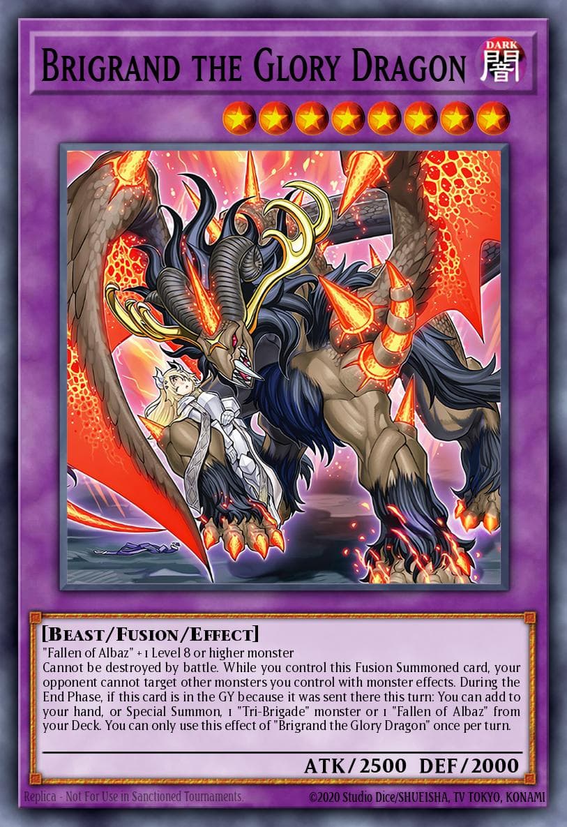 Brigrand the Glory Dragon THE CHRONICLES DECK: The Fallen & The Virtuous (All-Foil Edition) card