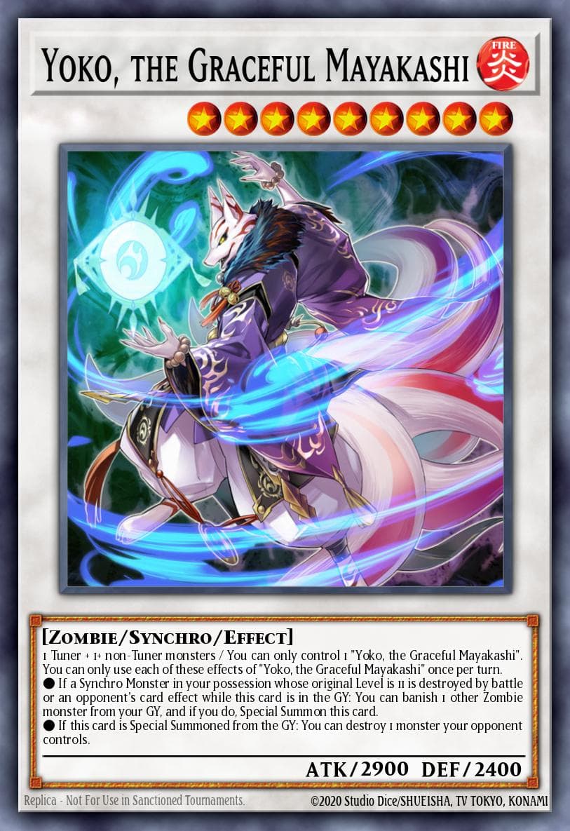 Yoko, the Graceful Mayakashi Hidden Summoners card