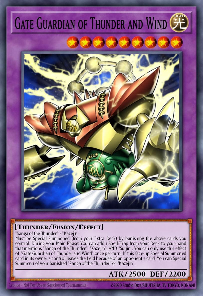 Gate Guardian of Thunder and Wind Maze of Memories card