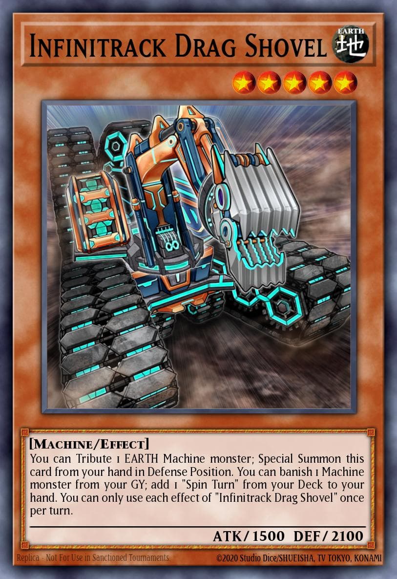 Infinitrack Drag Shovel The Infinity Chasers card