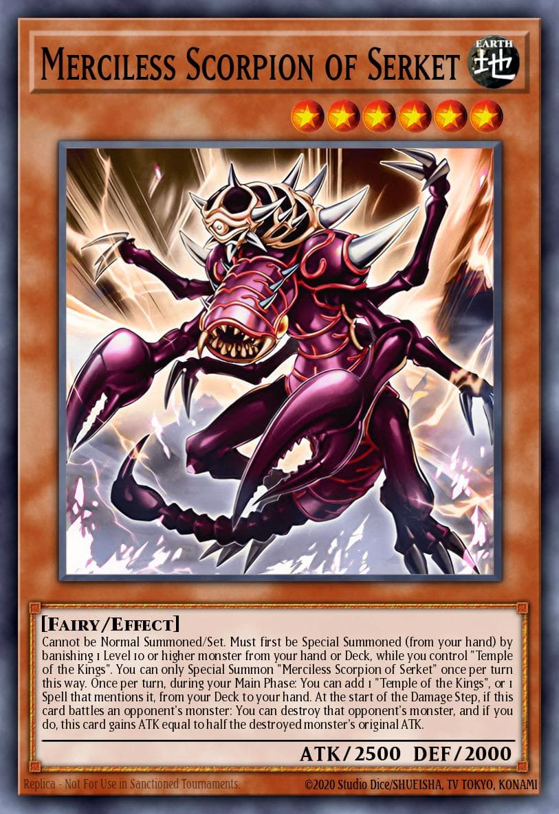 Merciless Scorpion of Serket Maze of the Master card