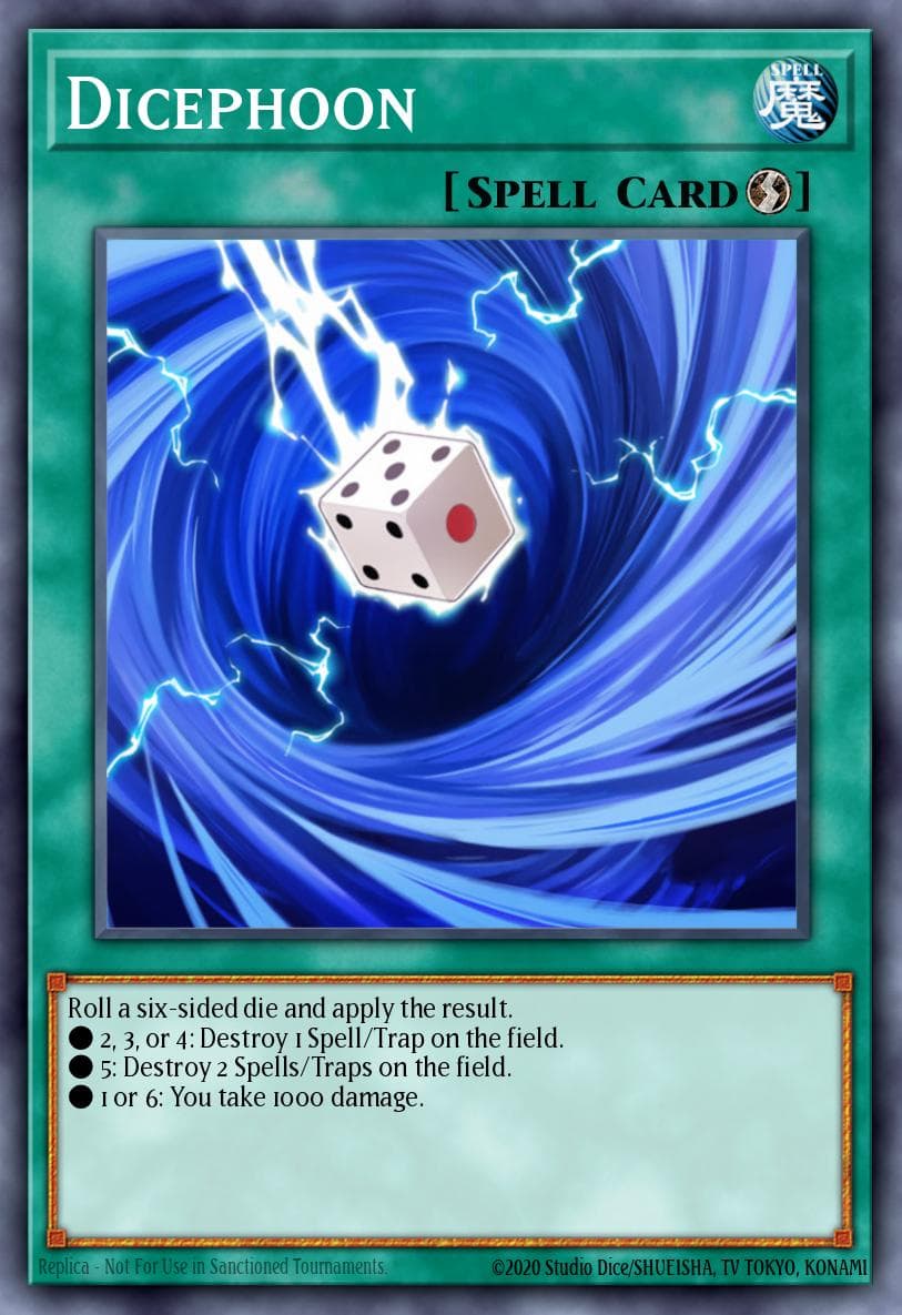Dicephoon Emperor of Darkness Structure Deck card