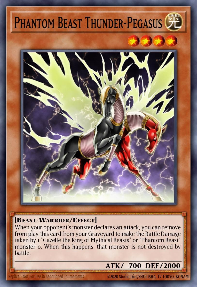Phantom Beast Thunder-Pegasus Speed Duel: Battle City Box card