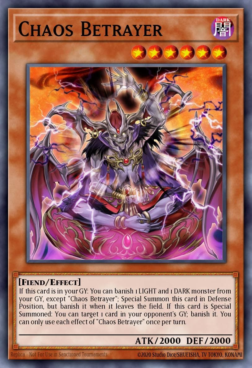 Chaos Betrayer 2020 Tin of Lost Memories Mega Pack card