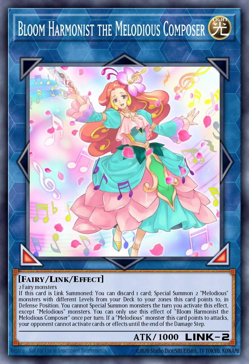 Bloom Harmonist the Melodious Composer Duel Overload card