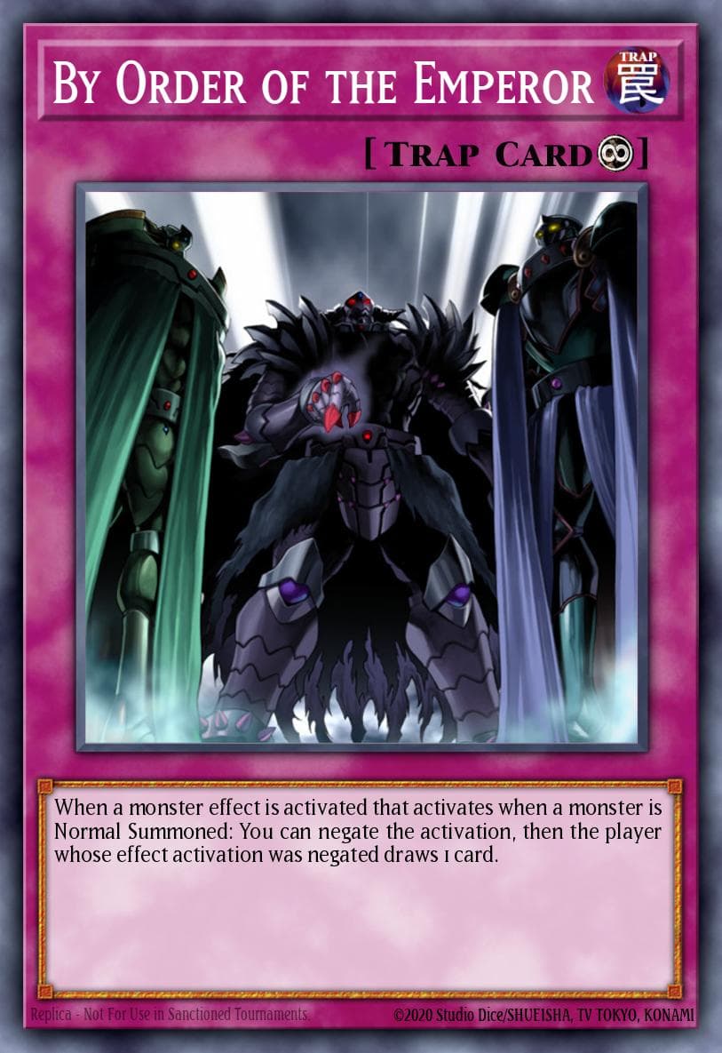By Order of the Emperor Emperor of Darkness Structure Deck card